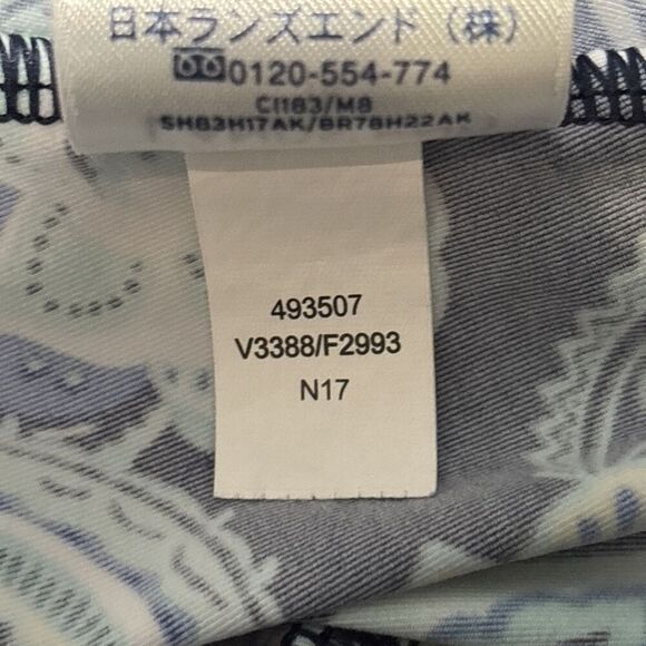 Lands End Women's Blouson Tankini Top Colorful Paisley Size 10 Beach Pool Cruise - Picture 14 of 16